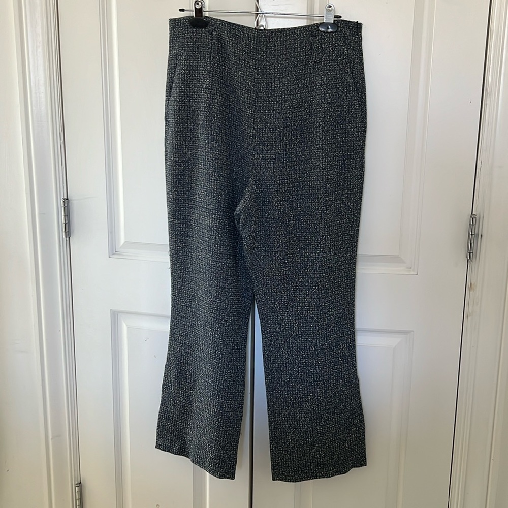 Zara tweed high waisted pants size L